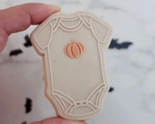 Load image into Gallery viewer, Pumpkin Baby Onesie Fondant Embosser / Cutter
