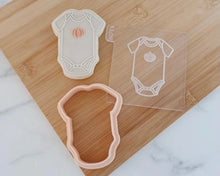 Load image into Gallery viewer, Pumpkin Baby Onesie Fondant Embosser / Cutter
