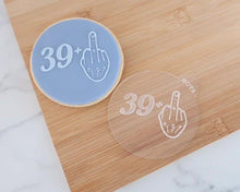 Load image into Gallery viewer, 39 PLUS 1_ 40TH Fondant Cookie Embosser
