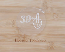 Load image into Gallery viewer, 39 PLUS 1_ 40TH Fondant Cookie Embosser
