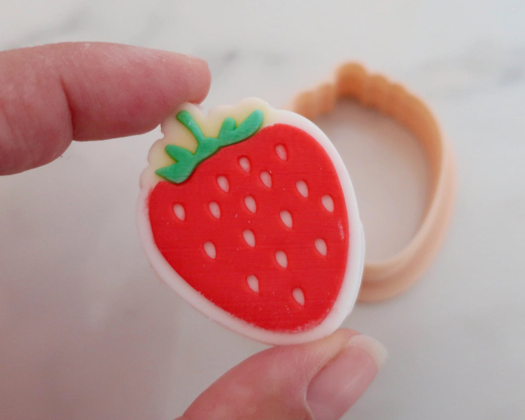 Mini Strawberry Embosser and Cutter - Made in the UK with Love  from House of Toot Sweet - Just £6.50! Shop now at House of Toot Sweet