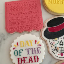 Load and play video in Gallery viewer, Day of the Dead - fondant cookie stamp
