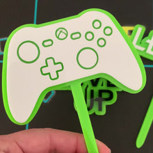 Load and play video in Gallery viewer, Xbox Inspired Cake Topper &amp; Charm
