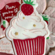 Load and play video in Gallery viewer, Strawberry Cupcake Fondant Embosser / Cutter
