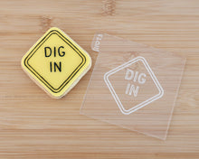 Load image into Gallery viewer, Dig In - Sign Embosser / Cutter - Made in the UK with Love  from House of Toot Sweet - Just £6! Shop now at House of Toot Sweet
