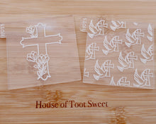 Load image into Gallery viewer, Cross with Doves Texture Embosser - Made in the UK with Love  from House of Toot Sweet - Just £6.50! Shop now at House of Toot Sweet
