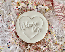 Load image into Gallery viewer, Welcome Baby Heart Stamp - Made in the UK with Love  from House of Toot Sweet - Just £5! Shop now at House of Toot Sweet

