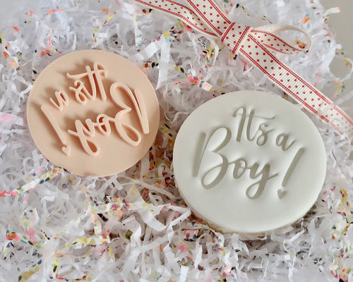 It's a Boy Stamp - Made in the UK with Love  from House of Toot Sweet - Just £5! Shop now at House of Toot Sweet