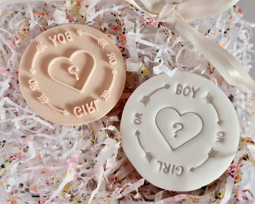 Boy or Girl Stamp - Made in the UK with Love  from House of Toot Sweet - Just £5! Shop now at House of Toot Sweet