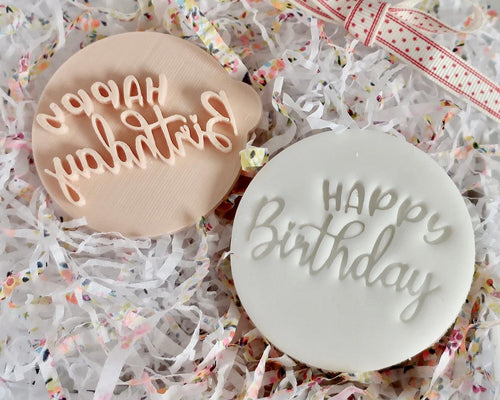 Happy Birthday I Stamp - Made in the UK with Love  from House of Toot Sweet - Just £5! Shop now at House of Toot Sweet