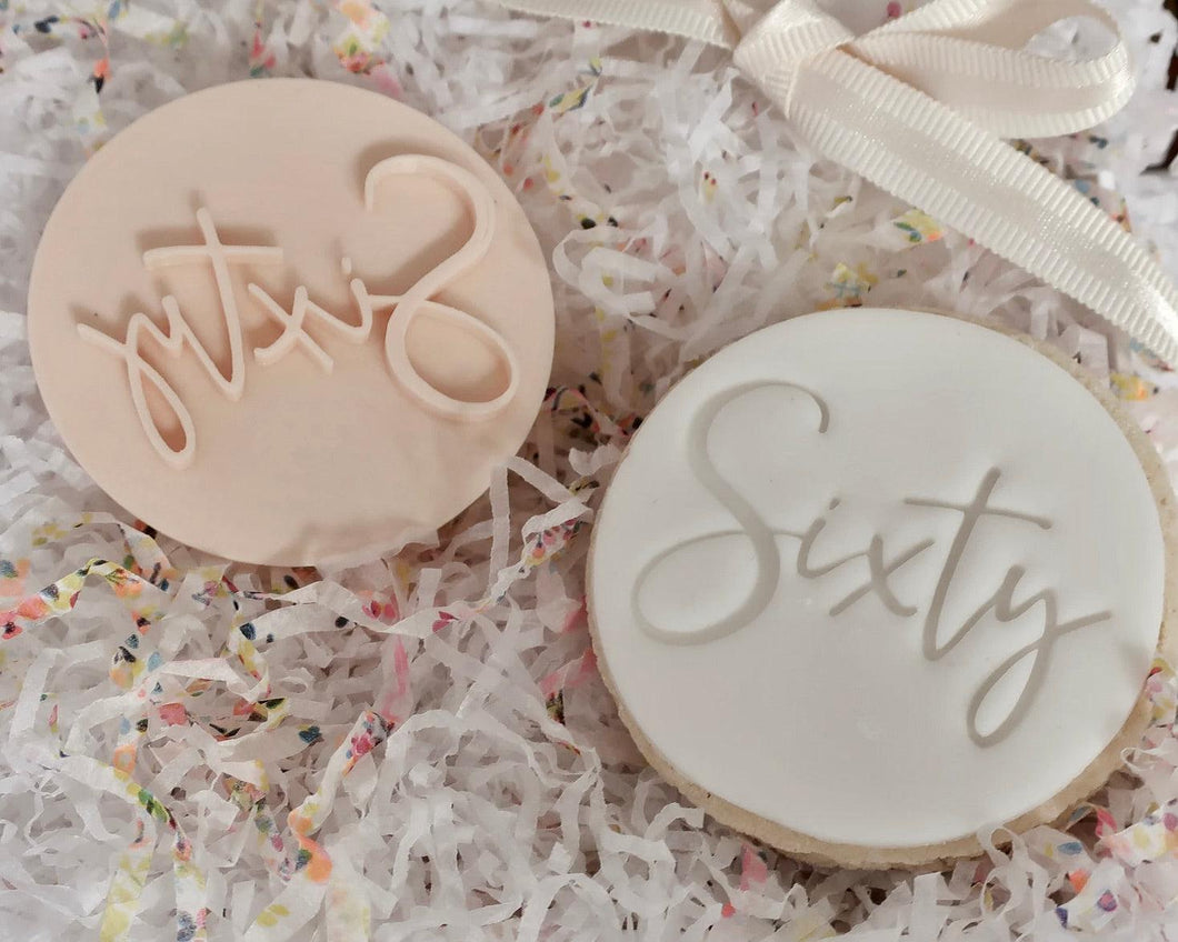 Sixty Birthday Stamp - Made in the UK with Love  from House of Toot Sweet - Just £5! Shop now at House of Toot Sweet